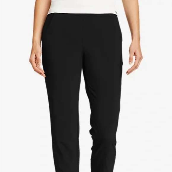 Eddie Bauer Women's Departure Ankle Pants - Stretchy Travel & Outdoor Pants With UPF 50+ Sun Protection